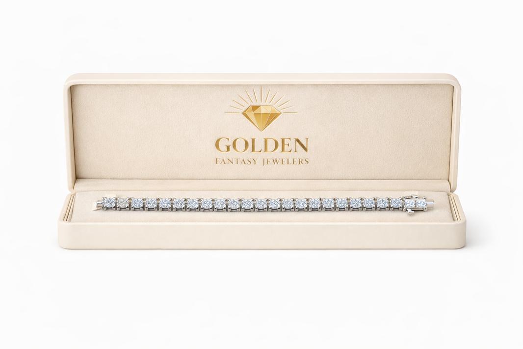 14K White Gold Tennis Bracelet 5.00 ct Natural Diamond