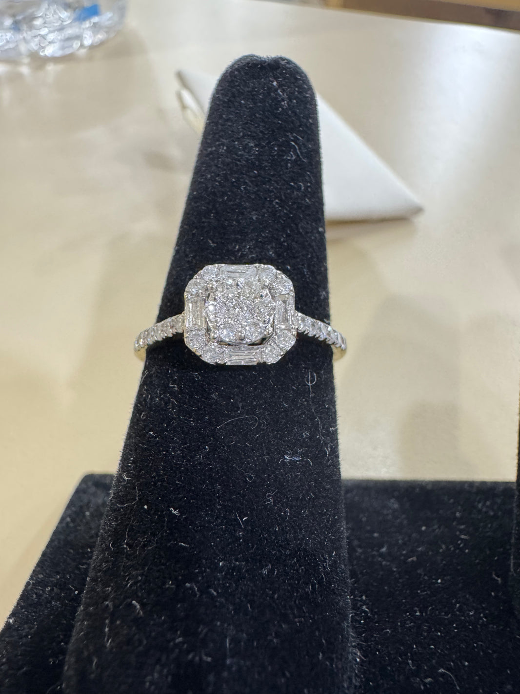 10K Yellow Gold Women's Ring 0.50 ct Natural Diamond