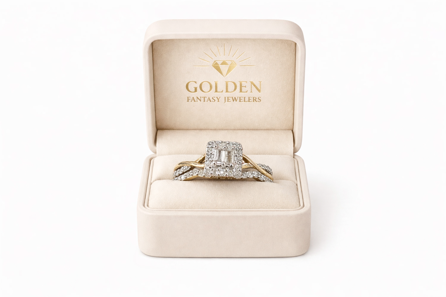 10K Yellow Gold Women's Ring 0.25 ct Natural Diamond