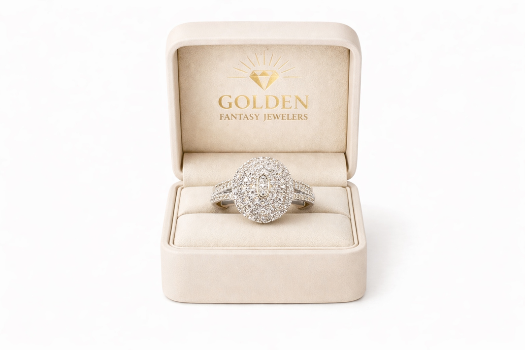 14K Yellow Gold Women's Wedding Set, 0.50 ct Natural Diamond