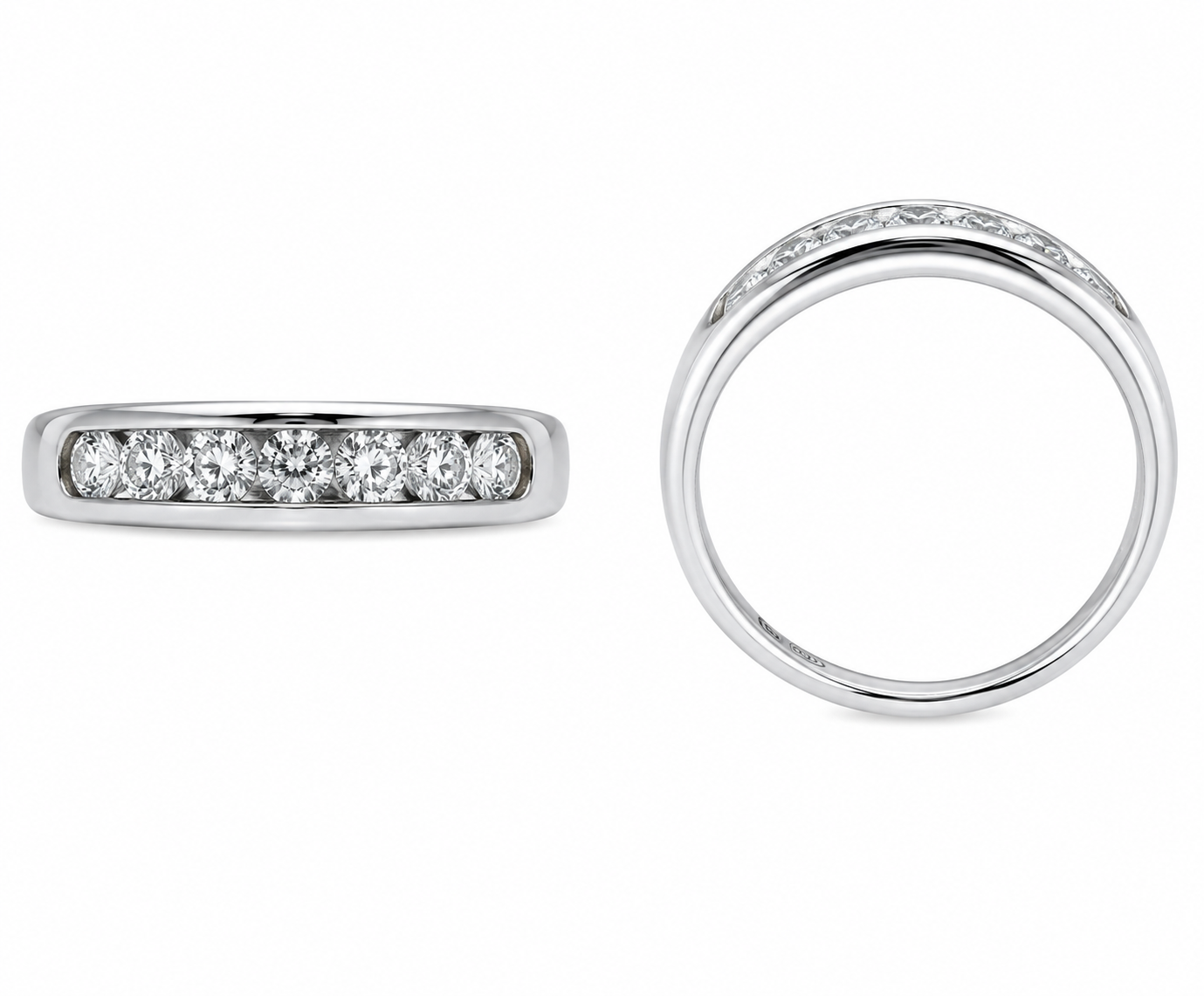 Sterling Silver Ring 0.50 ct Lab Grown Diamond