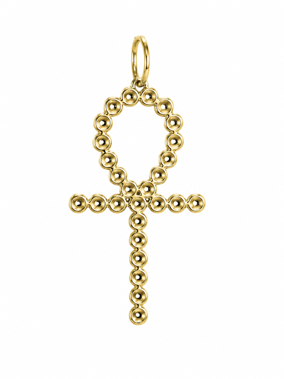 10K Yellow Gold Charm 0.75 ct Natural Diamond