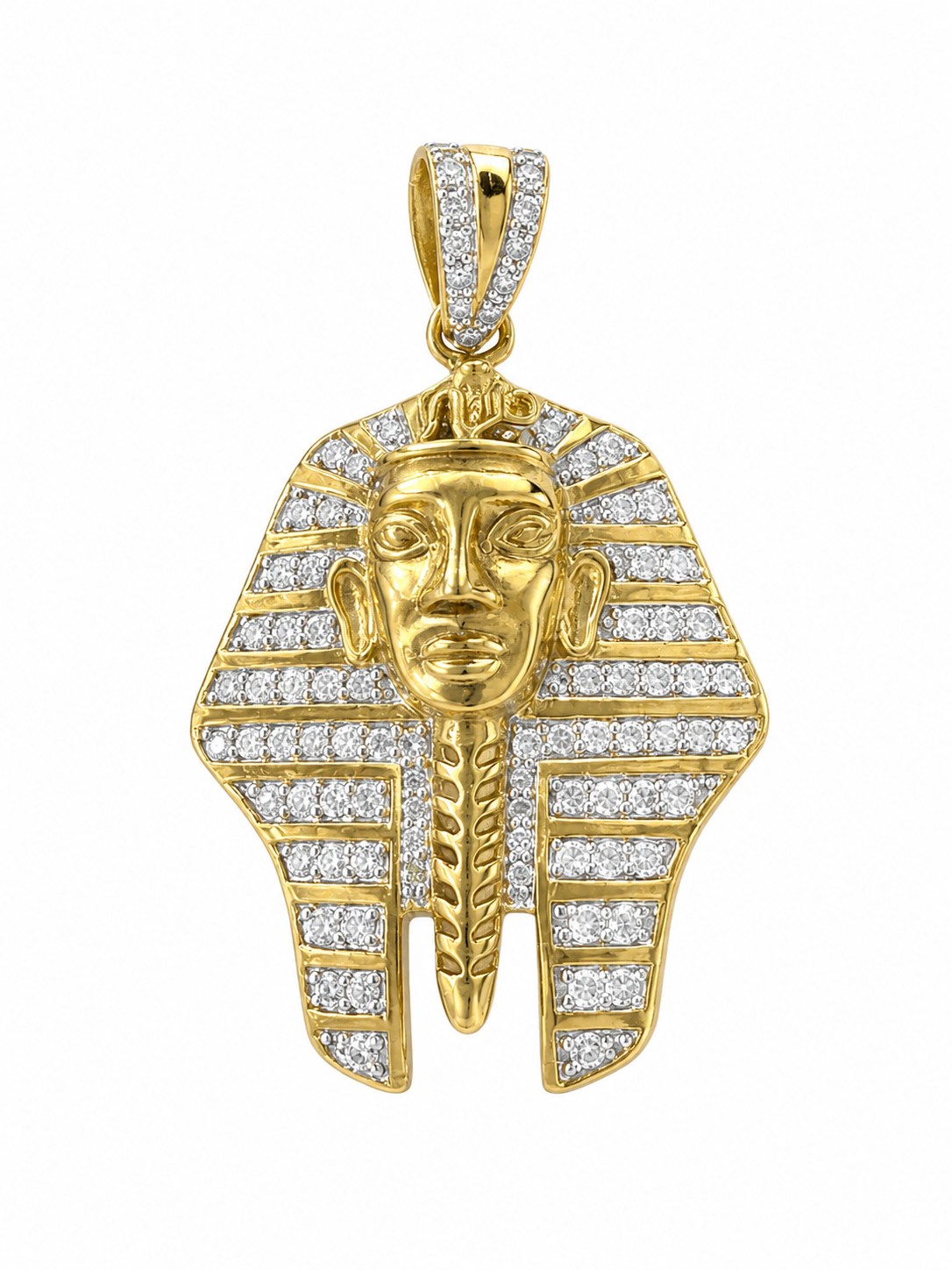 10K Yellow Gold “Pharaoh” Charm 1.16 ct Natural Diamond