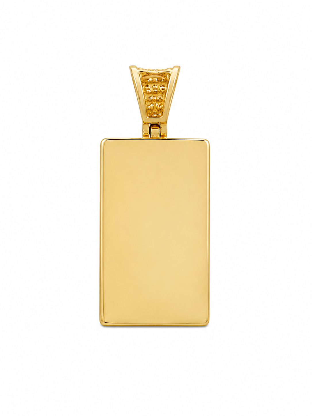 10K Yellow “Safe” Gold Charm 1.40 ct Natural Diamond