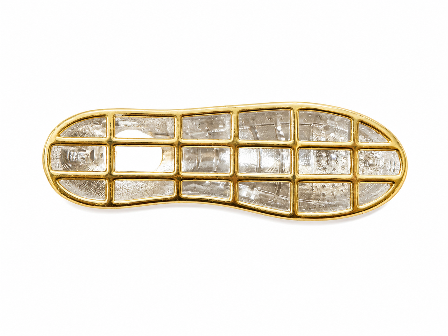 10K Yellow Gold “Sneaker” Charm 0.98 ct Natural Diamond