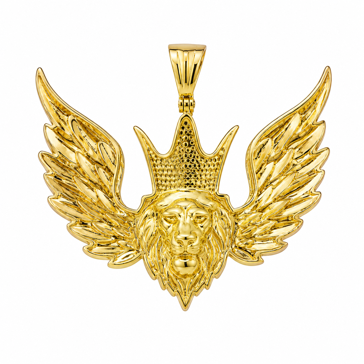 10K Yellow Gold “Lion” Charm 0.55 ct Natural Diamond