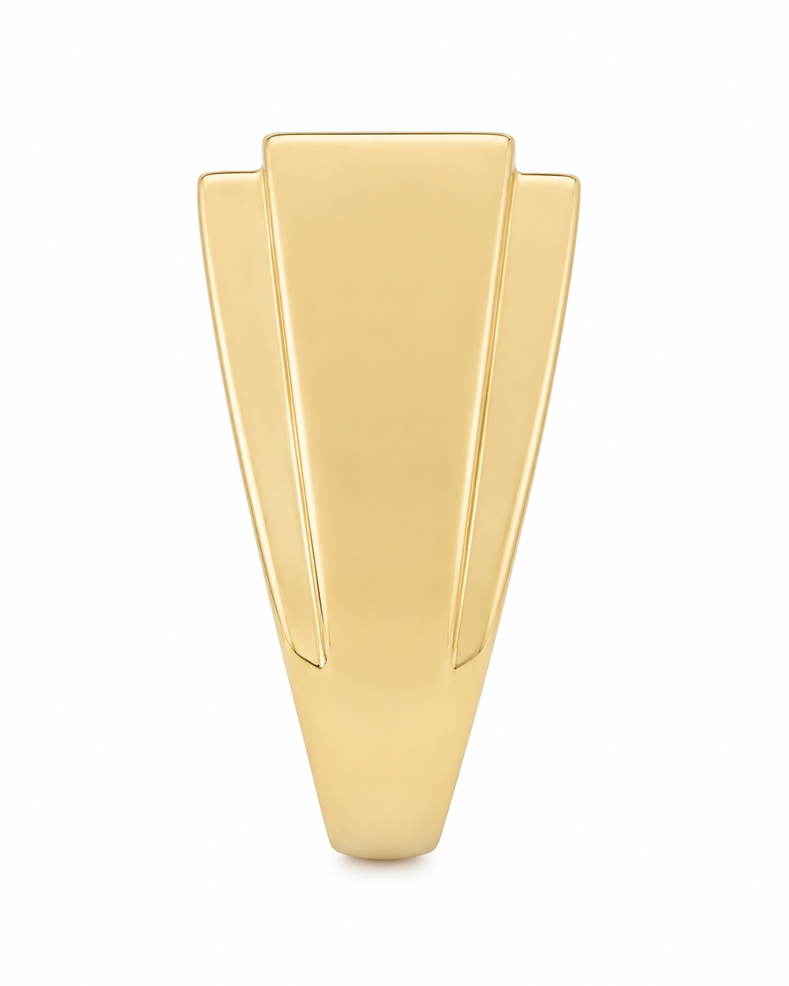 10K Yellow Gold Men's Ring 0.22 ct Natural Diamond