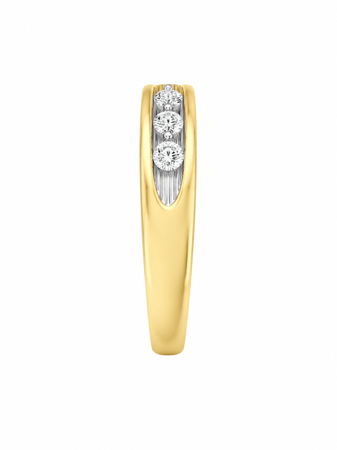 10K Yellow Gold Ring 0.25 ct Natural Diamond