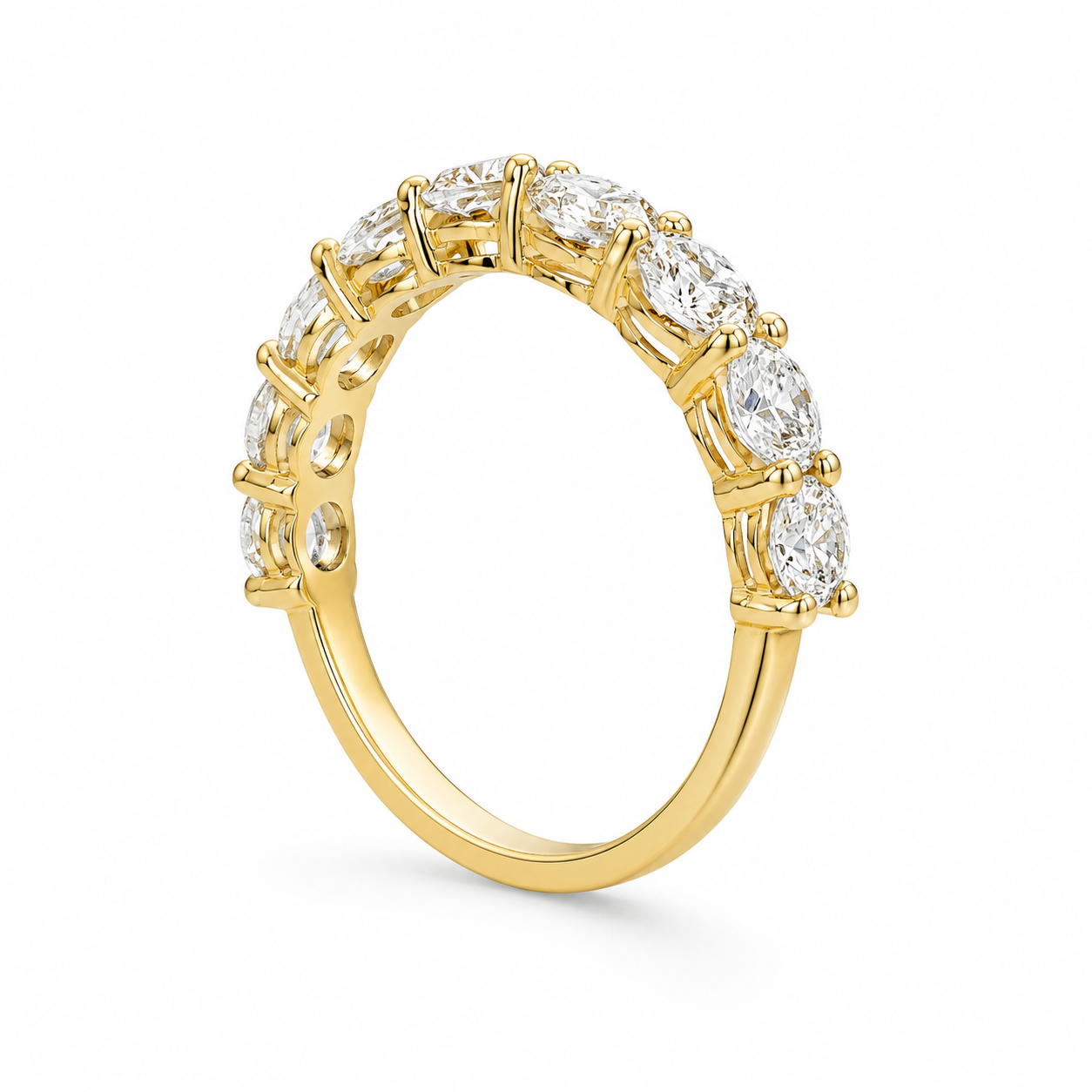 14K Yellow Gold Women’s Band 2.05 ct Lab Grown Diamond