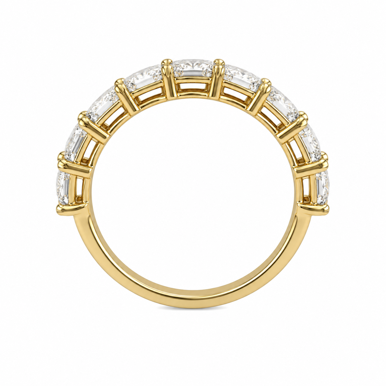 14K Yellow Gold Women’s Band 2.05 ct Lab Grown Diamond