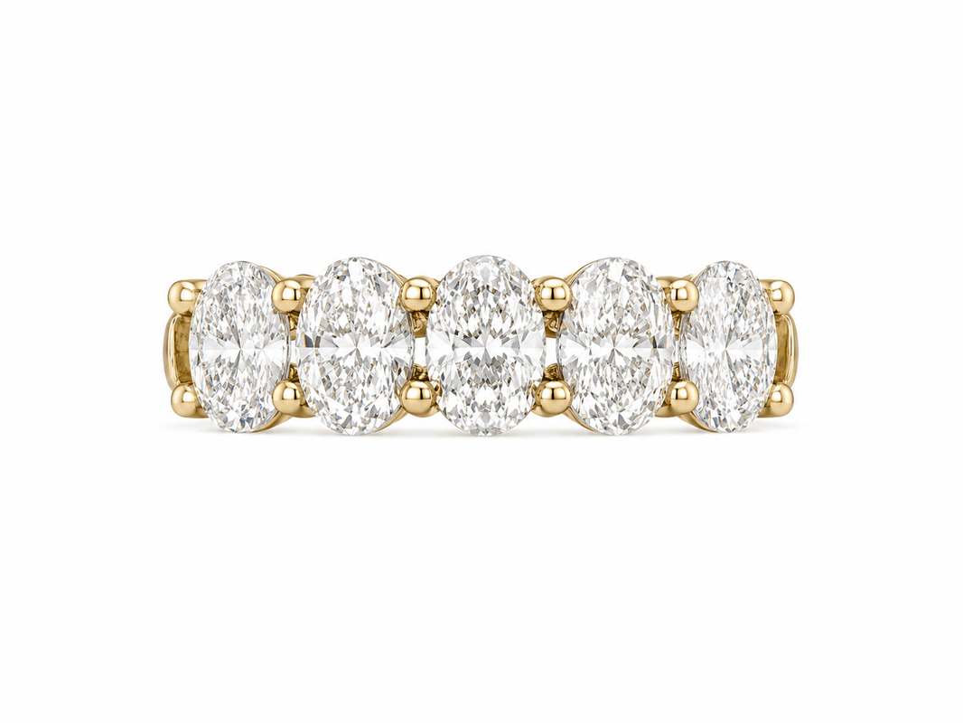 14K Yellow Gold Women's Ring 1.00 ct Lab Grown Diamond