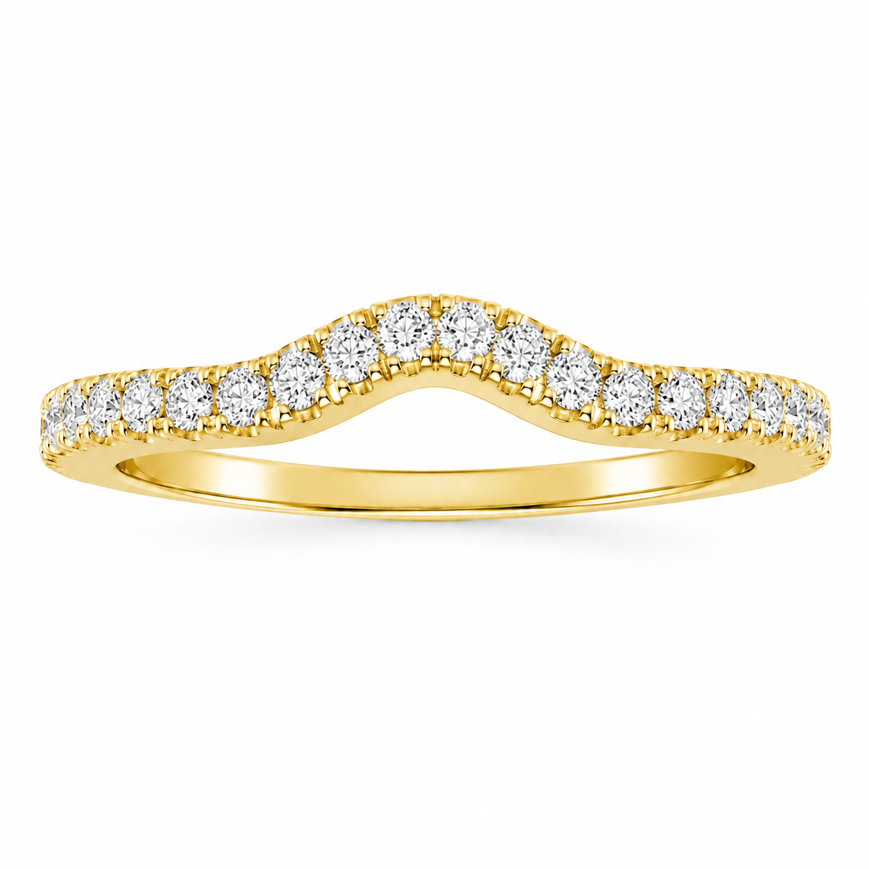 14K Yellow Gold Women’s Ring Emerald 2.50 ct Lab Grown Diamond