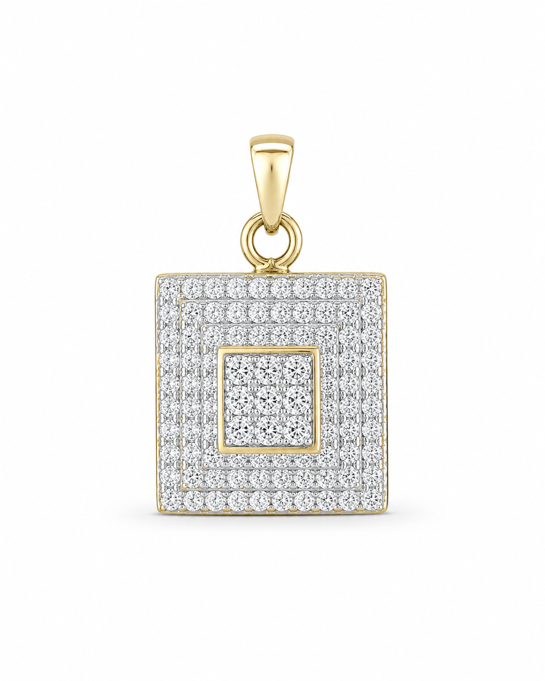 10K White Gold Women’s Charm 0.45 ct Natural Diamond