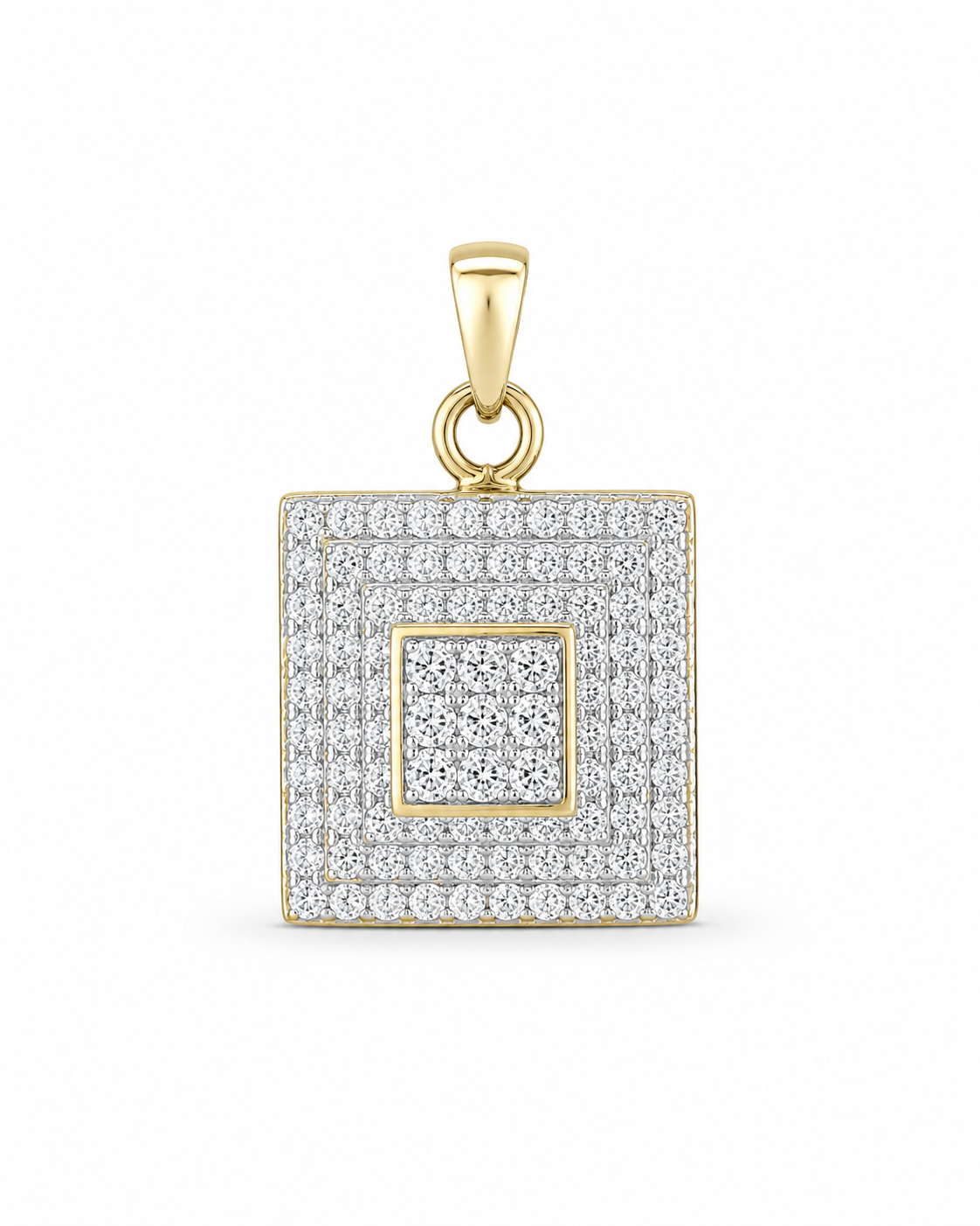 10K White Gold Women’s Charm 0.45 ct Natural Diamond