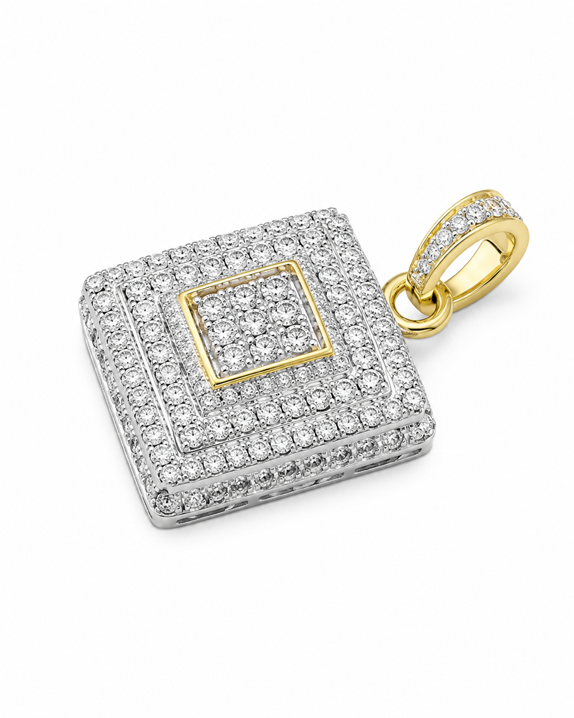 10K White Gold Women’s Charm 0.45 ct Natural Diamond
