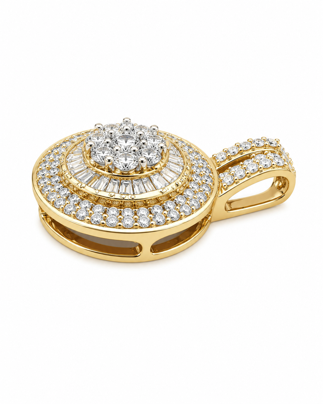 10K Yellow Gold Women’s Charm Round 0.30 ct Natural Diamond
