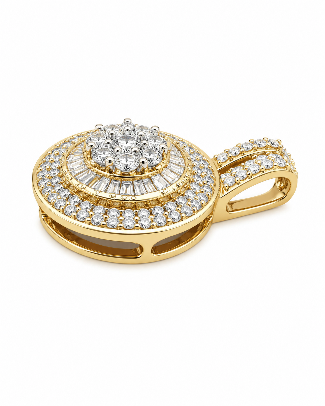 10K Yellow Gold Women’s Charm Round 0.30 ct Natural Diamond