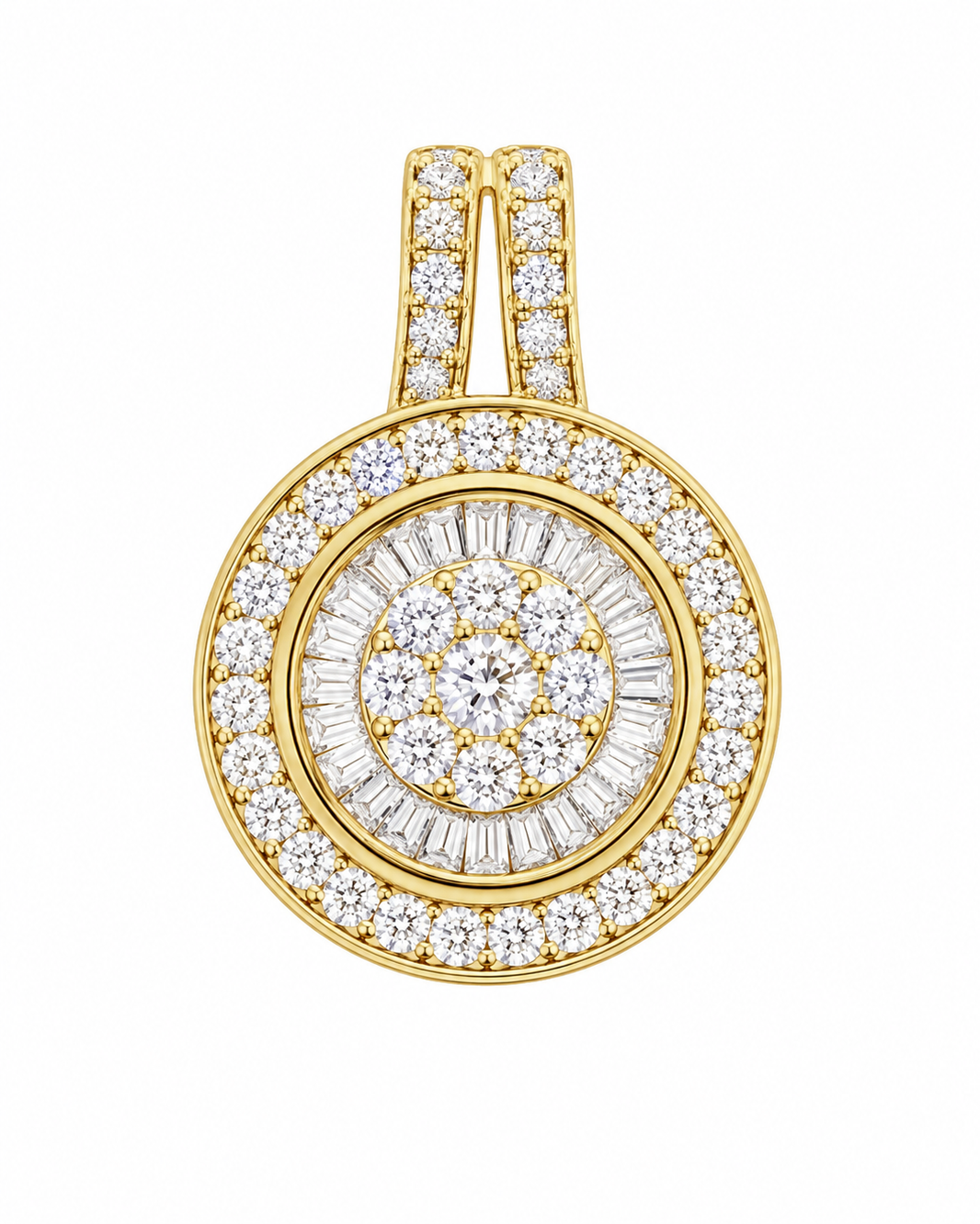 10K Yellow Gold Women’s Charm Round 0.30 ct Natural Diamond