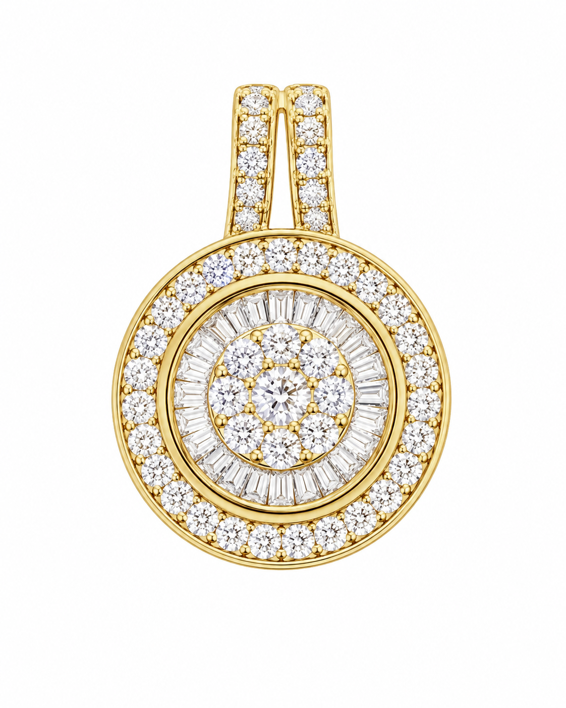 10K Yellow Gold Women’s Charm Round 0.30 ct Natural Diamond
