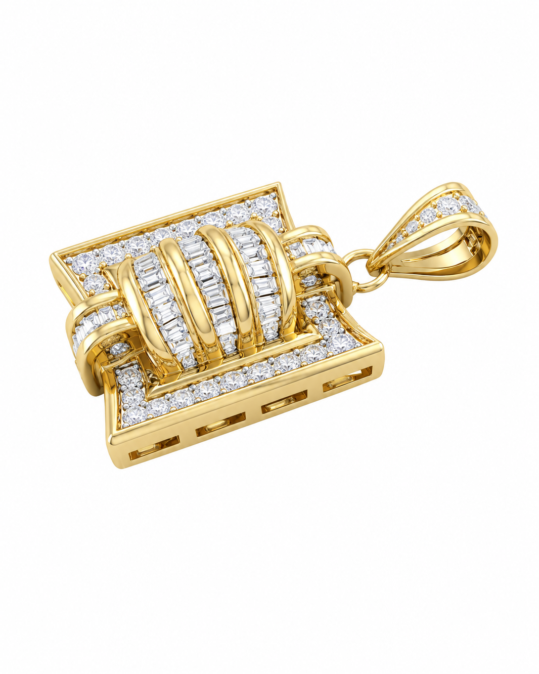 14K Yellow Gold Women’s Charm 0.50 ct Natural Diamond