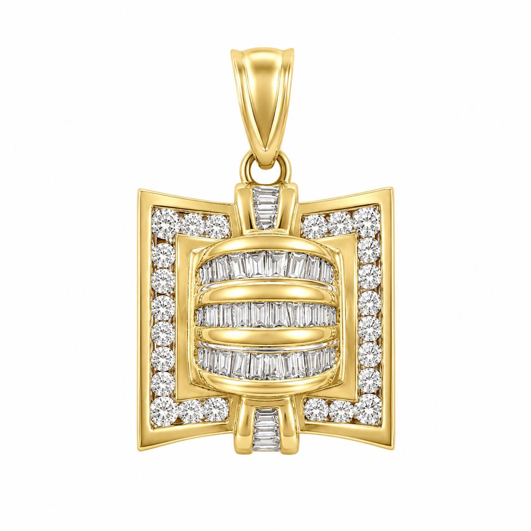 14K Yellow Gold Women’s Charm 0.50 ct Natural Diamond