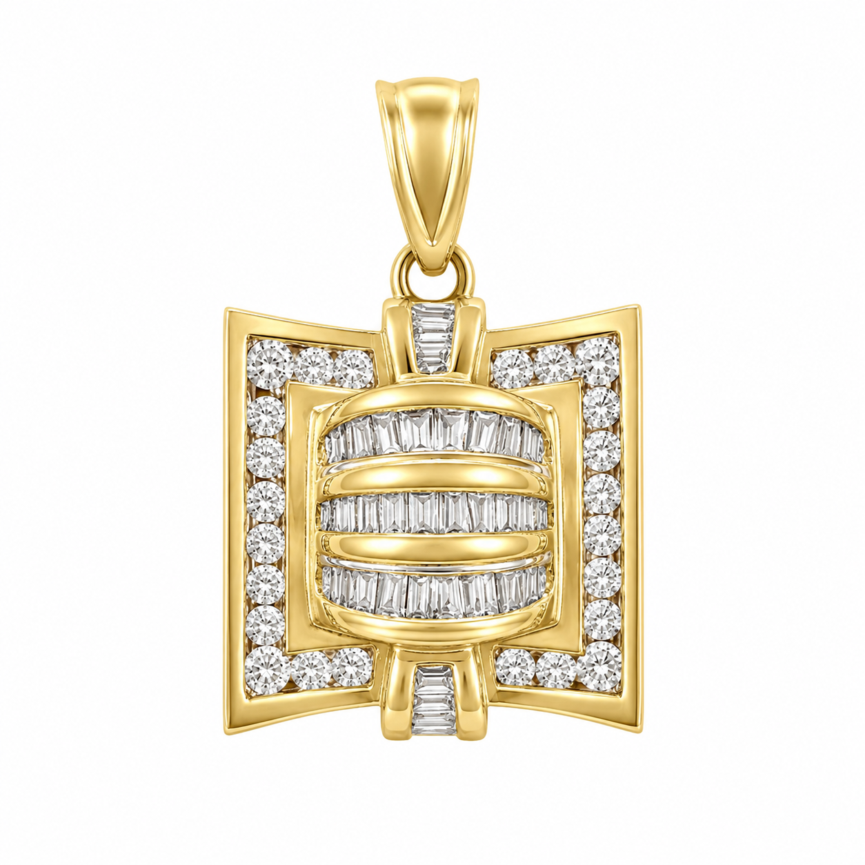 14K Yellow Gold Women’s Charm 0.50 ct Natural Diamond