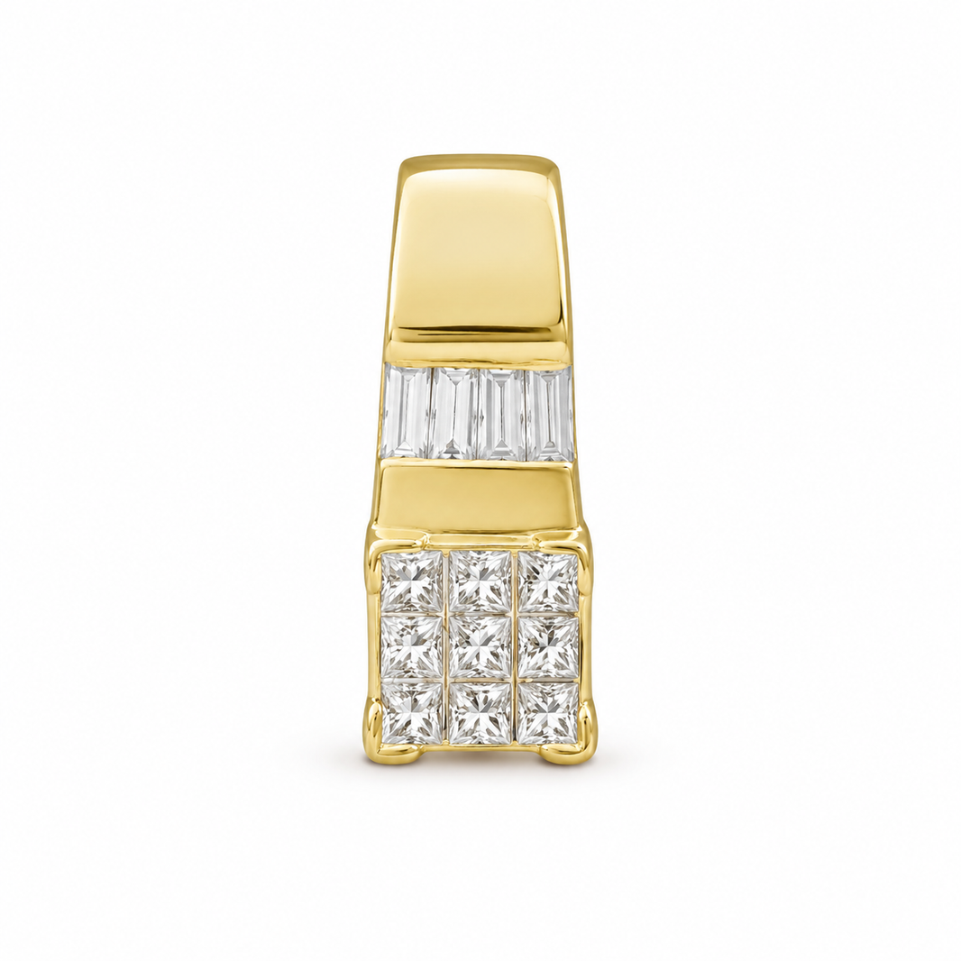 14K Yellow Gold Women’s Charm 0.22 ct Natural Diamond