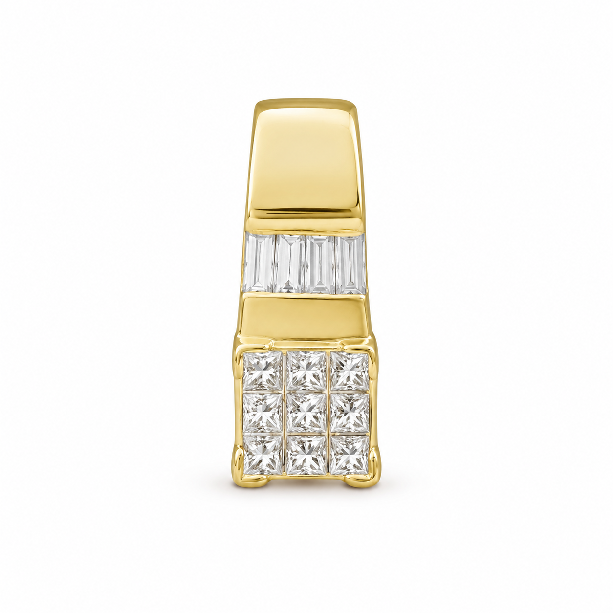 14K Yellow Gold Women’s Charm 0.22 ct Natural Diamond