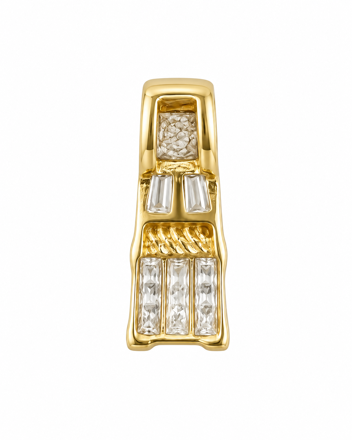 14K Yellow Gold Women’s Charm 0.22 ct Natural Diamond