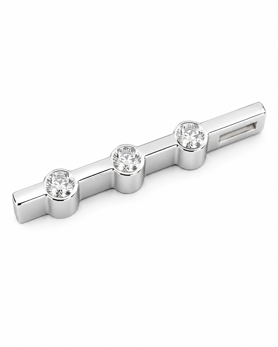 14K White Gold Women’s Charm 0.45 ct Natural Diamond