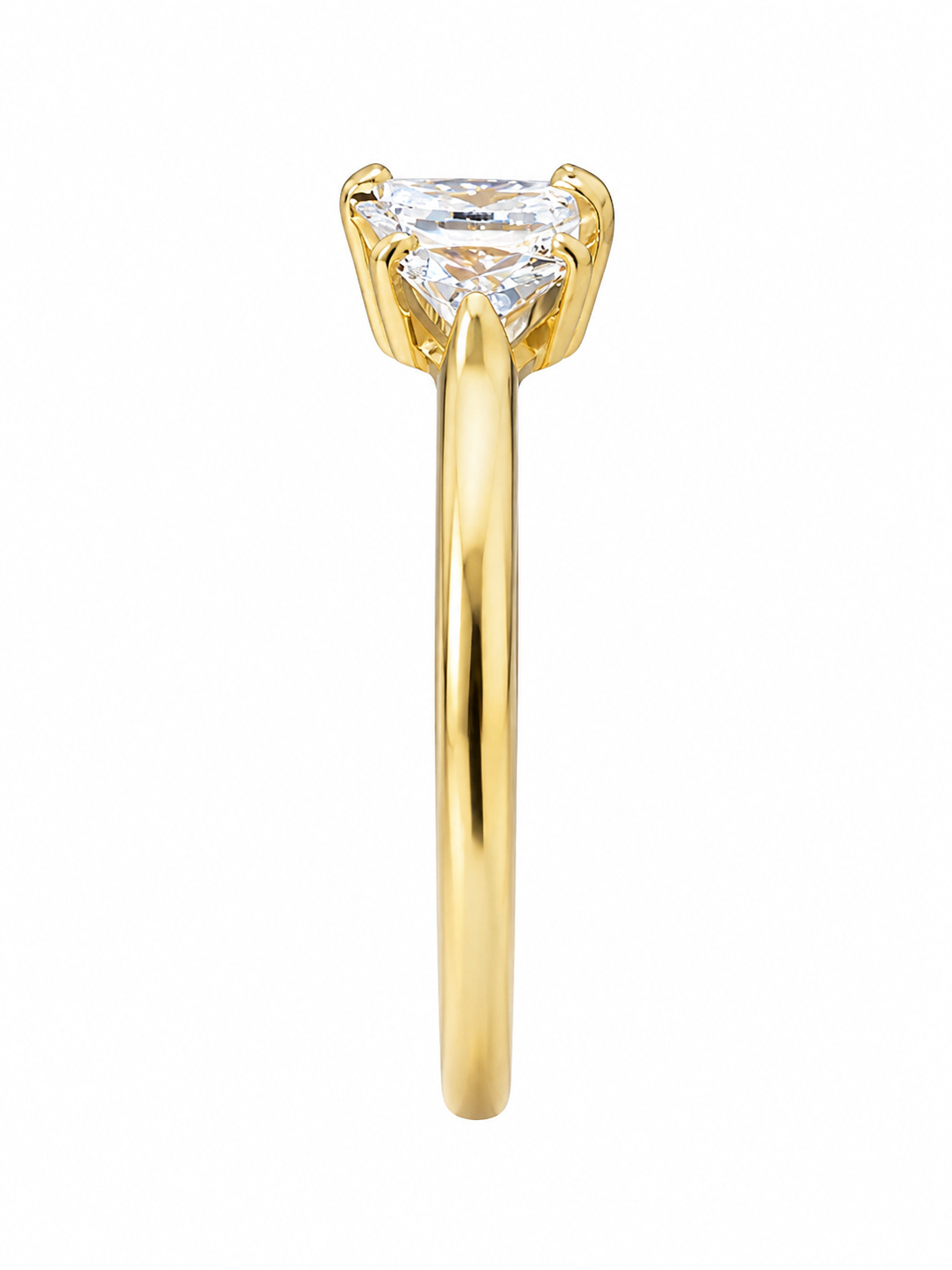 14K White Gold Women's Ring Marquise 0.75 ct Natural Diamond