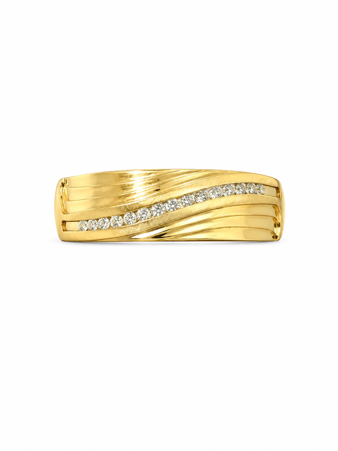 10K Yellow Gold Wedding Set 0.33 ct Natural Diamond