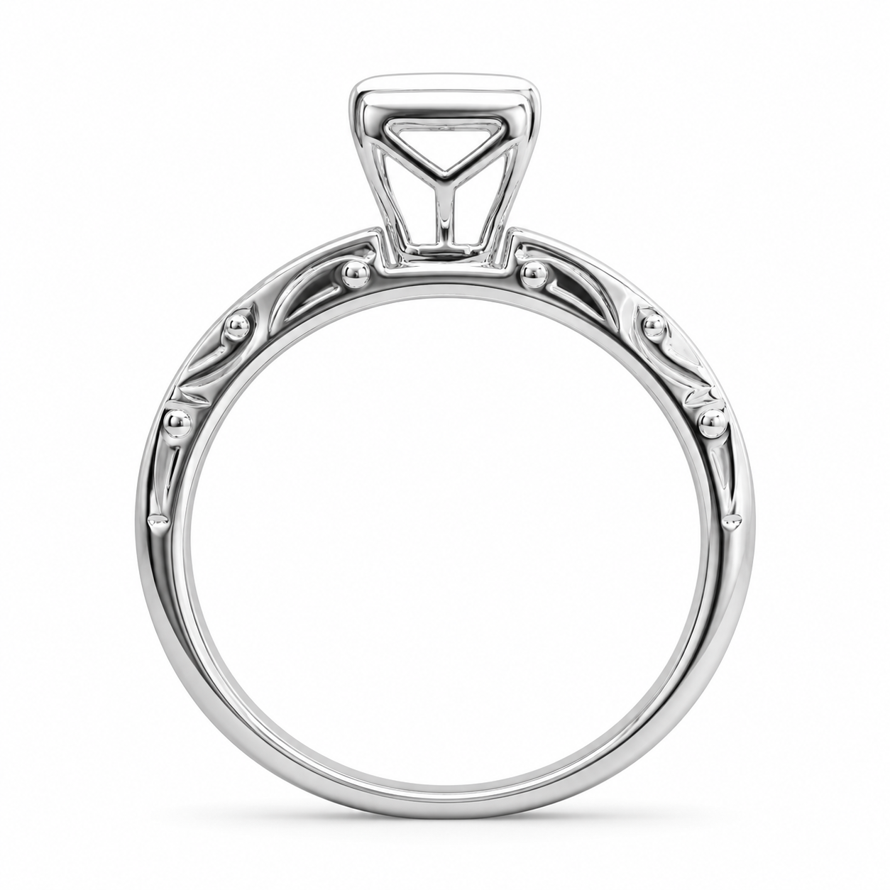 14K White Gold Women's Wedding Set 0.50 ct Natural Diamond