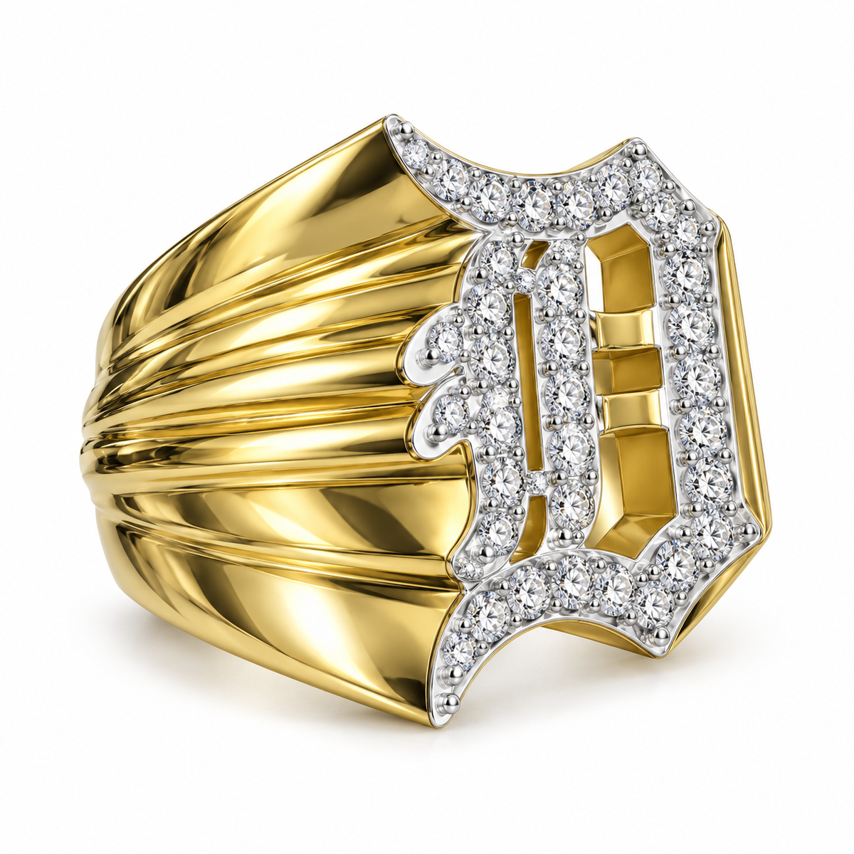 10K Yellow Gold “Detroit” Ring 0.50 ct Lab Grown Diamond