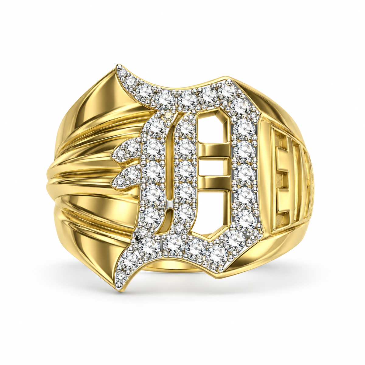 10K Yellow Gold “Detroit” Ring 0.50 ct Lab Grown Diamond