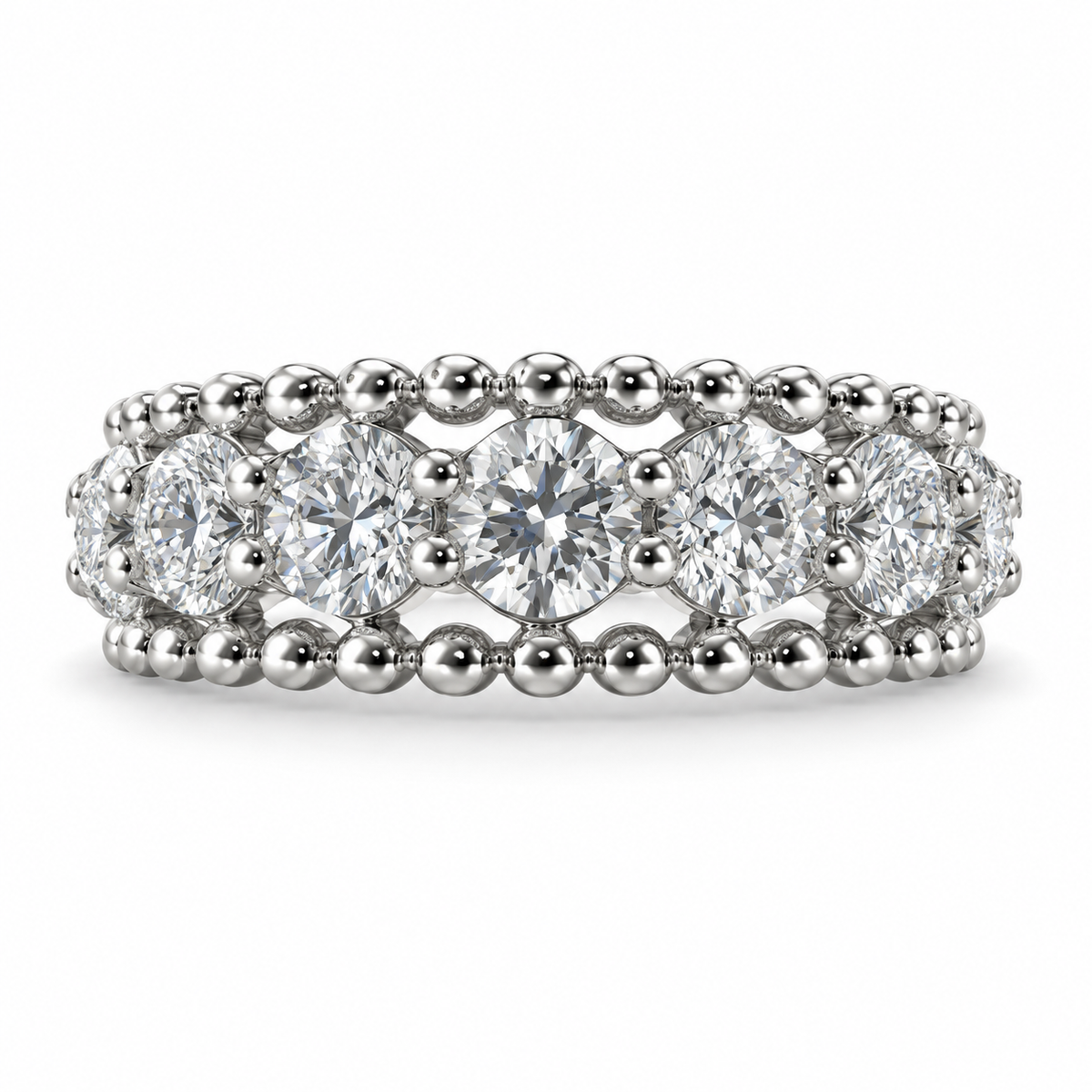 Sterling Silver Women's Ring 1.00 ct Lab Grown Diamond