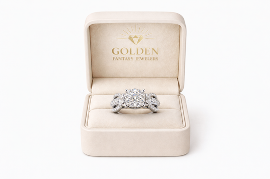 14K White Gold Women's Ring 1.27 ct Natural Diamond