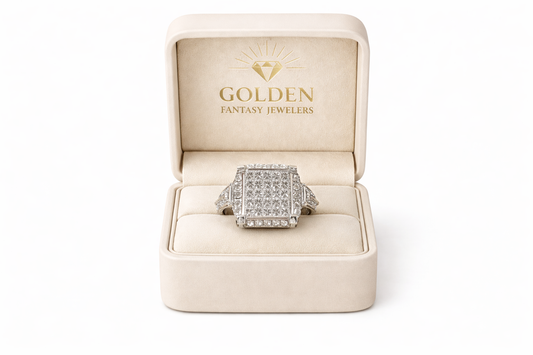 14K White Gold Ring 2.54 ct Natural Diamond