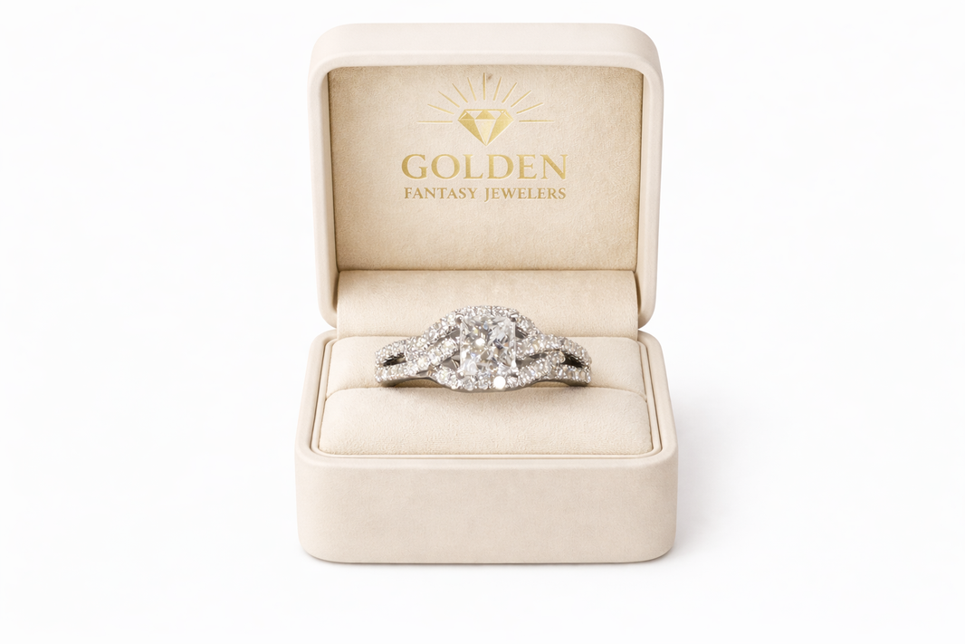 14K White Gold Women's Ring 0.75 ct Natural Diamond