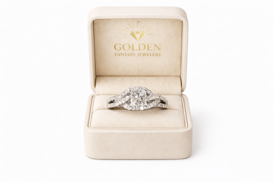 14K White Gold Women's Ring 0.75 ct Natural Diamond