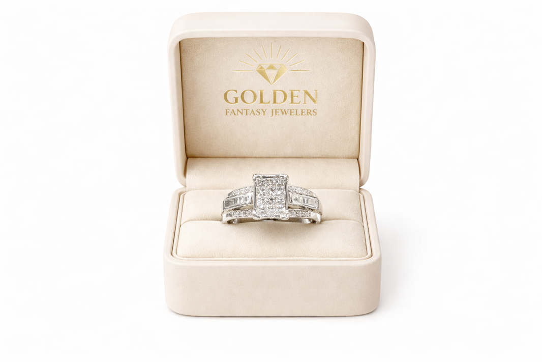 14K White Gold Ring 0.50 ct Natural Diamond