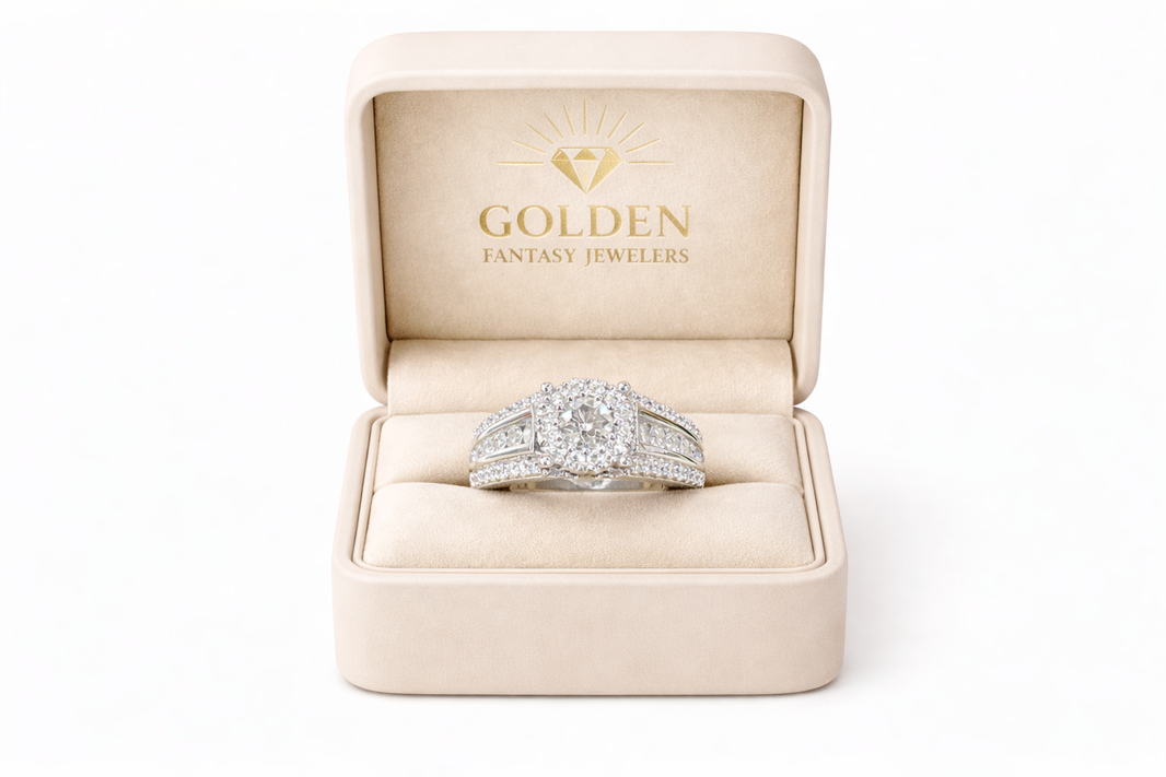 14K White Gold Women's Ring 1.00 ct Natural Diamond