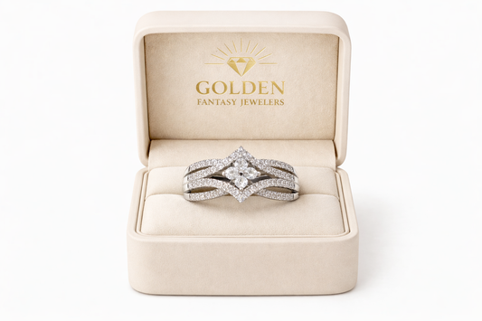 14K White Gold Ring 0.65 ct Natural Diamond