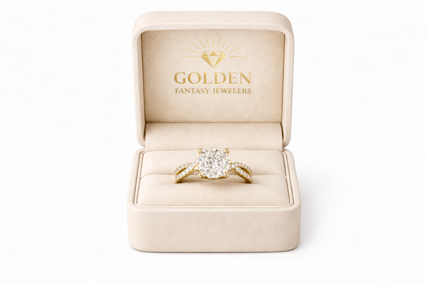 14K Yellow Gold Ring 0.68 ct Natural Diamond