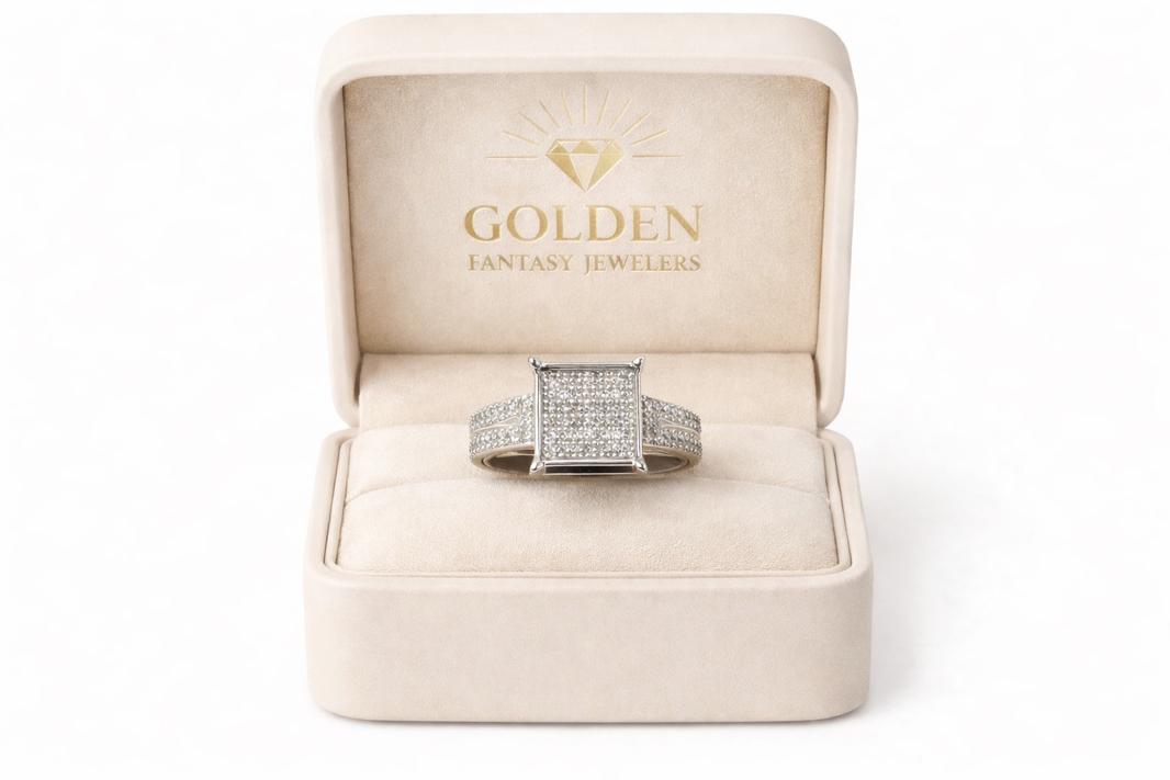 Sterling Silver Ring 0.20 ct Natural Diamond