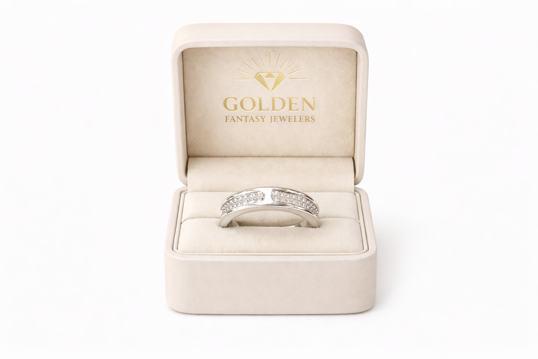 Sterling Silver Ring 0.04 ct Natural Diamond