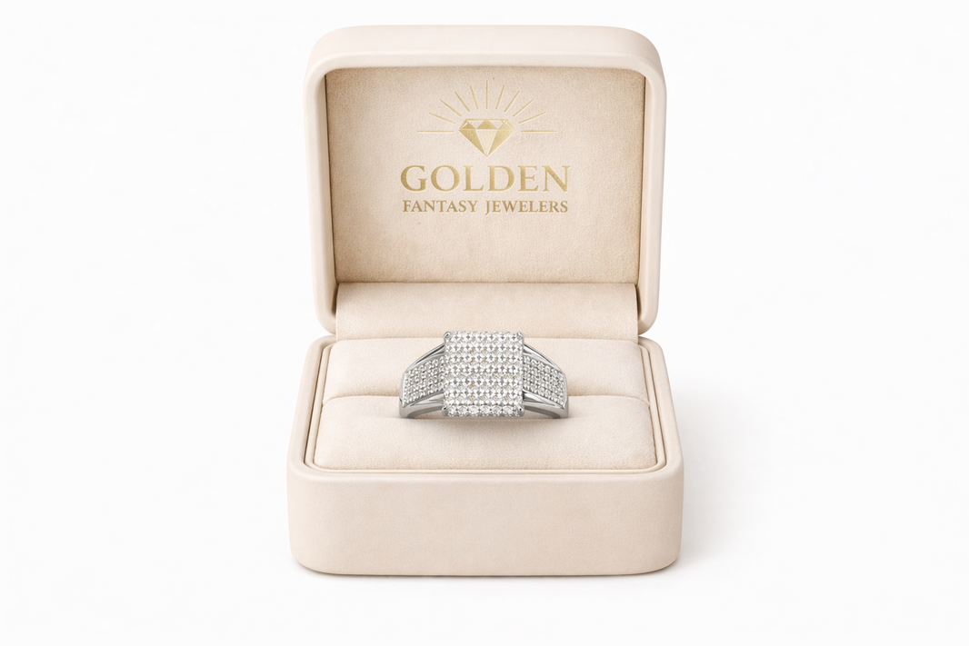 Sterling Silver Ring 0.28 ct Natural Diamond