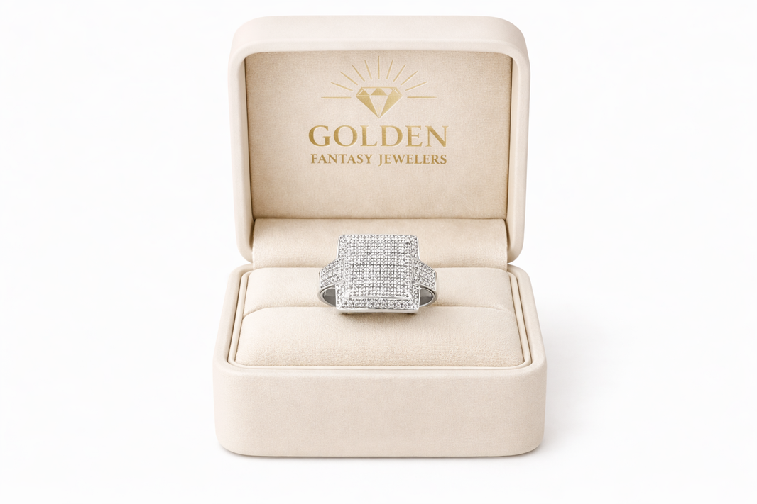 Sterling Silver Ring 0.35 ct Natural Diamond