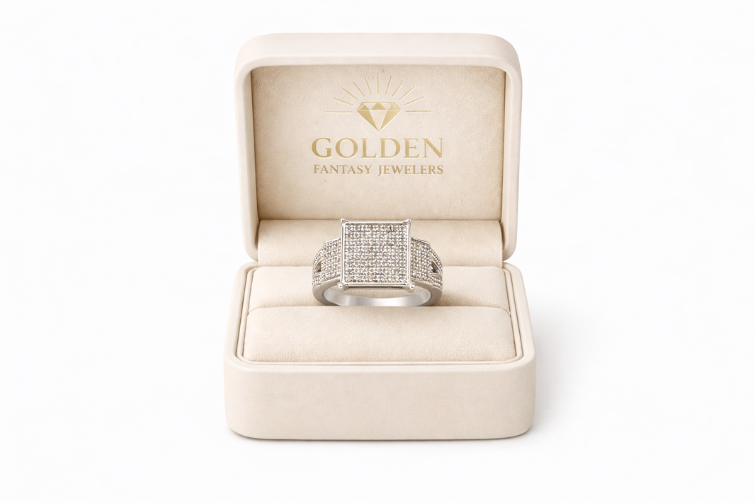 Sterling Silver Ring 0.20 ct Natural Diamond