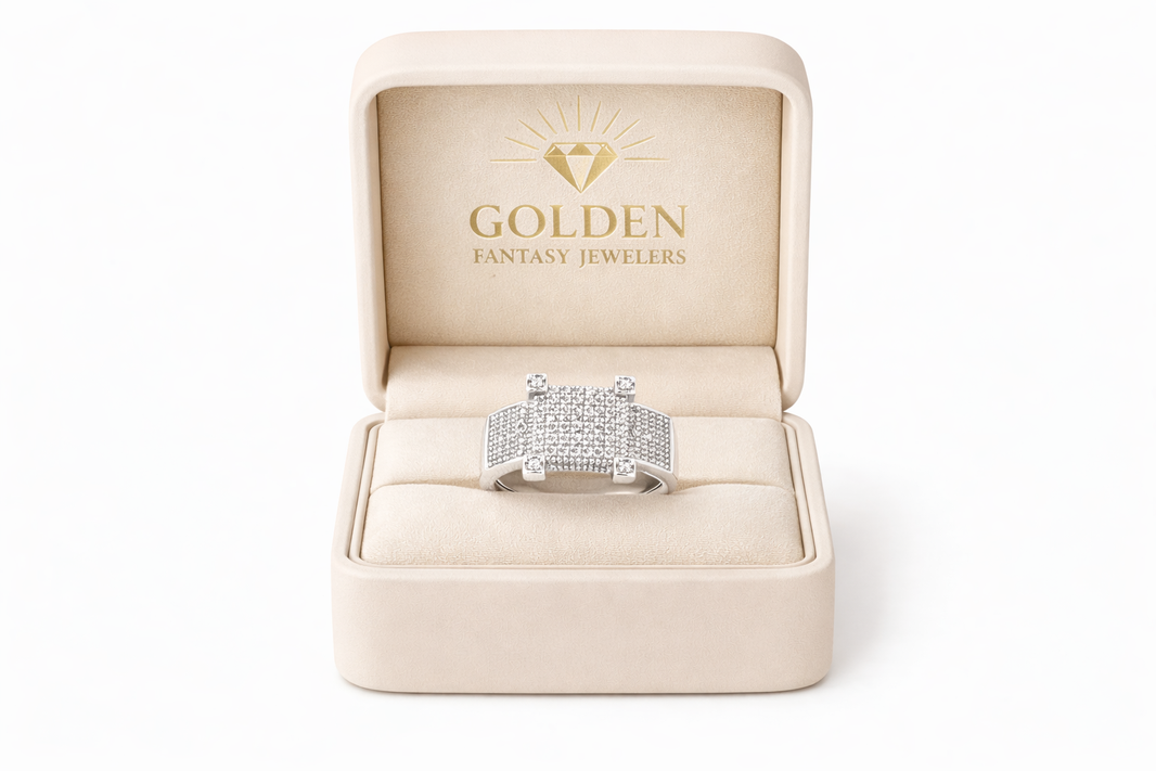 Sterling Silver Ring 0.39 ct Natural Diamond